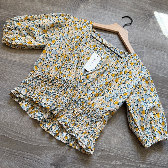 SIM & SAM Tops - SIM & SAM Floral Print Women's Top-Size S